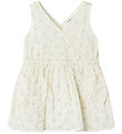 Lil' Atelier Kleid - NmfJinna - Kokosmilch m. Blumen