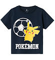 Name It T-shirt - NmmJillis Pokémon - Dark Sapphire w. Print