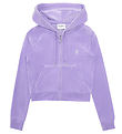 Juicy Couture Cardigan - Madison - Velúr - Dahlia Purple