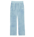 Juicy Couture Velours Broek - Deel Straal - Powder Blue