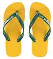 Havaianas Flip Flops - Brazil Logo - Pop Yellow