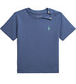 Polo Ralph Lauren Stuttermabolur - Blue Himnaríki