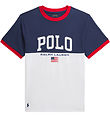 Polo Ralph Lauren T-shirt - Ringer - White/Navy