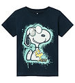 T-Shirt Name It - NmmMaikel Snoopy - Dark Sapphire