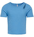 Kids Only T-shirt - Rib - KogNessa - Azure Blue