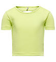 Kids Only T-shirt - Noos - Rib - KogNessa - Shadow Lime