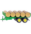 Siku Trailer - 1:32 - Round bale trailer - Green