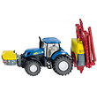 Siku Tractor w. Trailer - 1:87 - New Holland Tractor With Crop