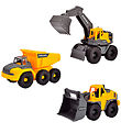 Dickie Toys Construction Trucks - 3-Pack - Volvo Construction Se