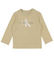 Calvin Klein T-shirts - Monogram - Pale Khaki