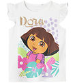 Name It T-shirt - NmfMulsa Dora - Bright White w. Glitter