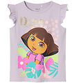 Name It T-shirt - NmfMulsa Dora - Orchid Petal w. Glitter