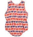 Bobo Choses Summer Romper - Ribbon Bow - Pink