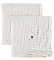 Pine Cone Muslin Cloths - 2-Pack - Kadera - Cream