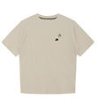 Hust and Claire T-shirt - Anskil - Sand Stone m. Palm
