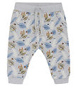 Hust and Claire Sweatpants - Gordon - Pearl Grey Melange w. Blad