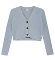 Hust and Claire Cardigan - Stickad - Rib - Patricia - Blue Lin