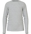 Name It T-shirt - Rib - Noos - NkfNakal - Grey Melange