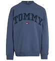 Tommy Hilfiger Sweatshirt - Varsity Embroidery - Aegean Sea