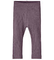 Name It Leggings - Rib - Noos - NbnKab - Arctic Dusk/Melange