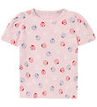 Name It T-shirt - NmfFaye - Parfait Pink m. Tryck