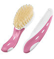 Nuk Baby brush w. Comb - Pink