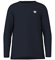 Name It Blússa - Noos - NkfVioline - Dark Sapphire M. Hjarta