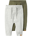 Name It Jogginghosen - Noos - NbnTakki - 2er-Pack - Light Grey M