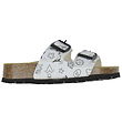 Superfit Sandals - Fussbett slipper - White/Black w. Print
