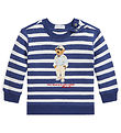 Polo Ralph Lauren Sweatshirt - Hemingway - Navy/White Striped w.
