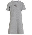 Calvin Klein Dress - Jacquard Quilted - Light Grey Heather