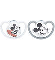 Nuk Spenen - Space - 2-pack - Mickey Mouse - Grijs/Wit