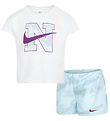 Nike Shorts Set - Shorts/T-shirt - Glacier Blue