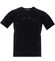 Stone Island T-Shirt - Schwarz m. Print