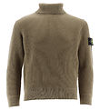 Stone Island Blouse w. Turtleneck - Wool - Sage