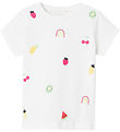 Name It Stuttermabolur - NmfPdiana - Bright White