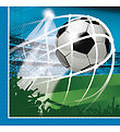 Decorata Party Napkins - 20-pack - 33x33 cm - Soccer Fans