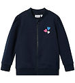 Name It Zip Sweatshirt - NmfLadine - Dark Sapphire