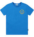 Molo T-shirt - Riley - Lapis Blue w. Smiley