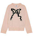 Molo Blouse - Knitted - Wool/Acrylic - Gerd - Petal Blush w. Bow