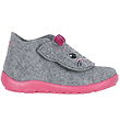 Superfit Hausschuhe - Wolle - Happy - Grau/Pink