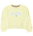 Tommy Hilfiger Sweatshirt - Lemon Zest w. Light blue