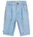Tommy Hilfiger Jeans - Ljósblá M. Blóm
