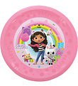 Decorata Party Plastic plates - 4-Pack - 21 cm - Gabby's Dollh