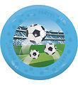 Decorata Party Plastic plates - 4-Pack - 21 cm - Soccer Fans