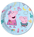 Decorata Party Cardboard plates - 8-Pack - 23 cm - Peppa Pig Mes