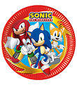 Decorata Party Cardboard plates - 8-Pack - 23 cm - Sonic Speed