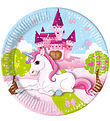 Decorata Party Cardboard plates - 8-Pack - 23 cm - Unicorn