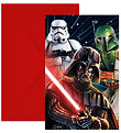 Decorata Party Einladungen - 6er-Pack - Star Wars Galaxy