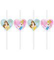 Decorata Party Straws - 4-Pack - Princess Live Your Story